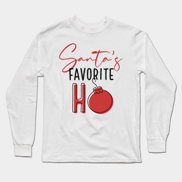 Santa Long Sleeve T-Shirt by nicolecella98